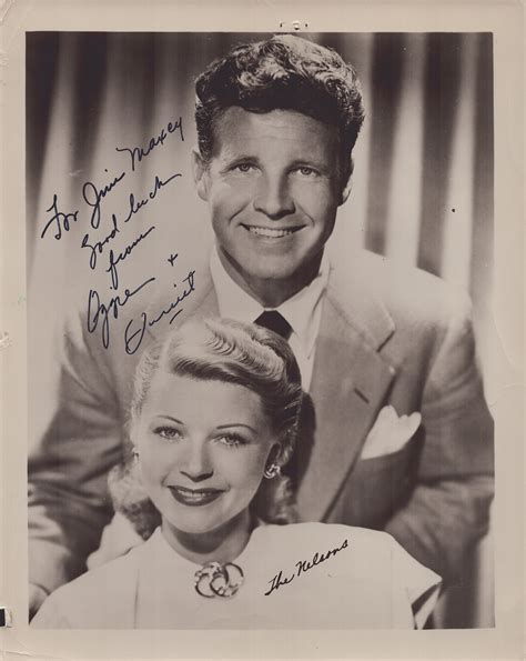 Ozzie Nelson - Autographed Inscribed Photograph co-signed by: Harriet ...