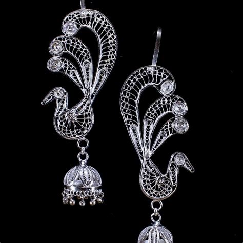Silver Earrings online for women | Silverlinings | Handmade Filigree