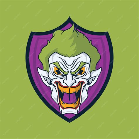 Premium Vector | Joker esport mascot logo design
