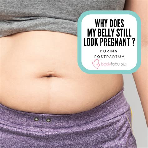 Why does my belly still look pregnant? - BodyFabulous Pregnancy Women's ...