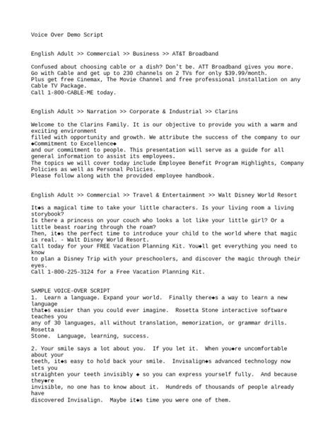 Voice Over Scripts Free 的图像结果