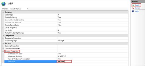 How to change ASP session timeout from IIS - Diadem Technologies ...
