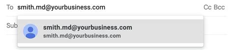 Business Email Address Examples 的图像结果