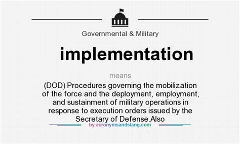 Image result for Implementering Definition