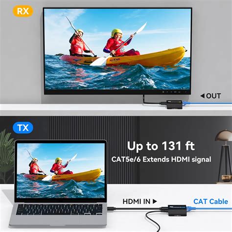 PVBCTCSID 4K HDMI Extender HDMI Over Ethernet Maximum India | Ubuy