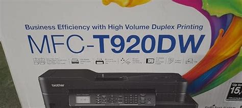 Brother MFC-T920DW All-in One Ink Tank Refill System Printer with Wi-Fi ...