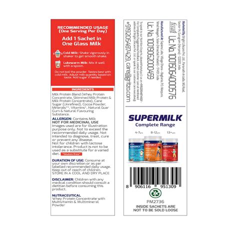 Buy GRITZO SUPERMILK 13+Y (TEEN ATHLETES), TRIAL PACK, 100% NATURAL ...