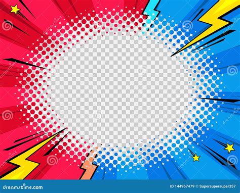 Superhero Comic Background