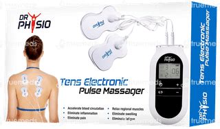 Dr Physio Electrical Nerve Stimulation Pulse Digital Massager White ...