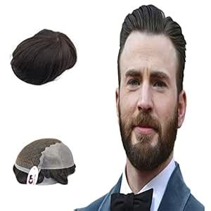 Glorious Hub 10x8 French Lace PREMIUM Q6 Men's Hair Patch 100% Silky ...