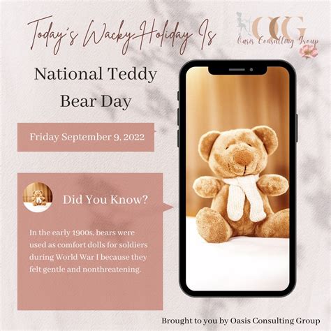 National Teddy Bear Day Celebration