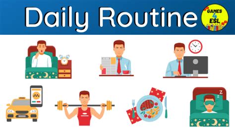 Image result for Daily Routine Examples for Practice