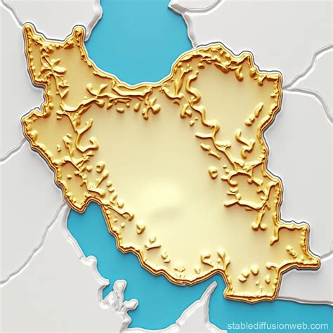 Iran Map Overview | Stable Diffusion Online