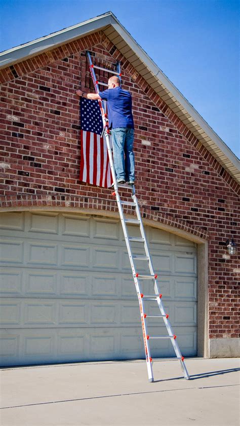 LITTLE GIANT 11 ft Aluminum Multipurpose Ladder, 250 lb Load Capacity ...