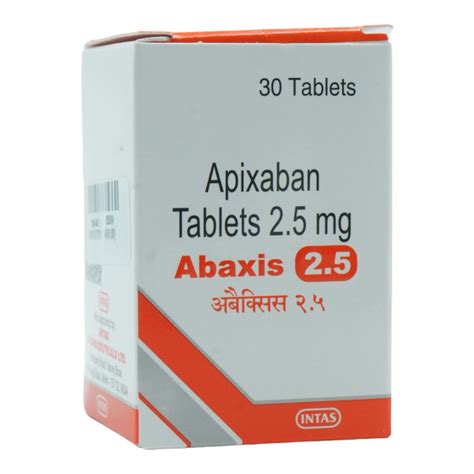 Abaxis 2.5 Tablet 30's Price, Uses, Side Effects, Composition - Apollo ...