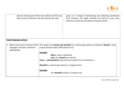 Module 2 Video Lesson Plan Examples TEFL 的图像结果