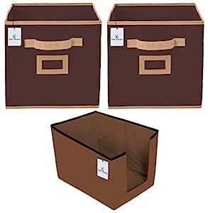 Heart Home Non Woven 1 Piece Shirt Stacker Wardrobe Organizer and 2 ...