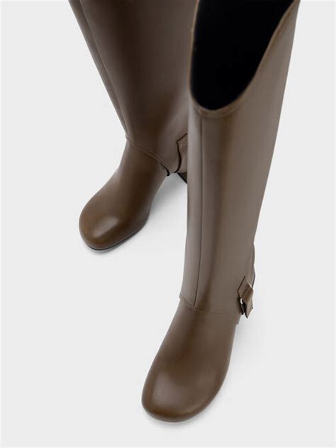 Women's Knee-High Boots | Shop Online | CHARLES & KEITH IN