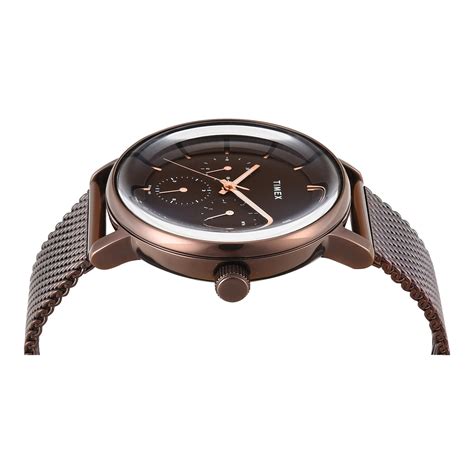 TIMEX Men Brown Round Dial Analog Watch - TWEG25703