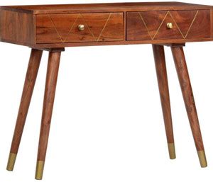 Aaram By Zebrs Solid Wood Console Table Price in India - Buy Aaram By ...