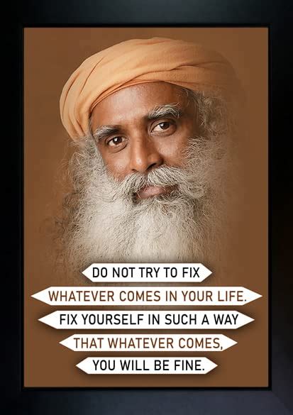 FRAME WALA Sadhguru Photo Frame | Sadhguru Quote Wall Painting For Home ...