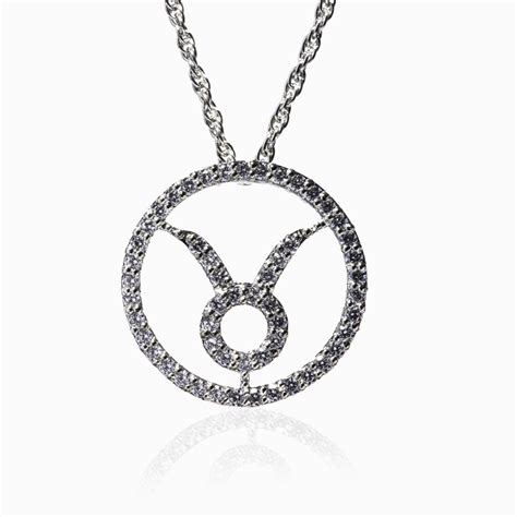 Taurus silver pendant with Chain