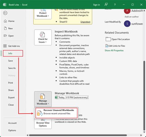 Image result for Recover Moved Excel File