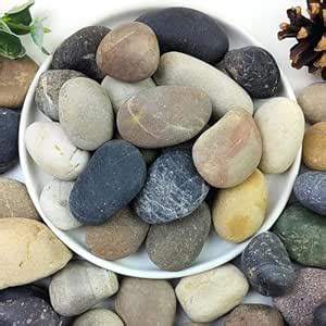 Emily Pets Aquarium Rocks Stones, 4/6 Natural River Rocks for Plants ...