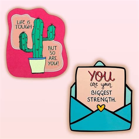 Combo of 2: You!, Life is Tough! - Fridge Magnets – Baar Baar Dekho