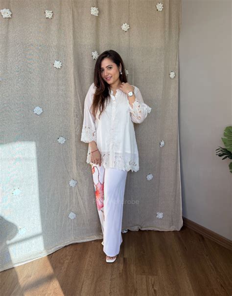 Elarisse Bloom bamboo silk cotton Co-ord Set