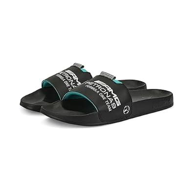 Buy Puma Unisex-Adult MAPF1 Leadcat 2.0 Logo Black-Black Slide - 13 UK ...