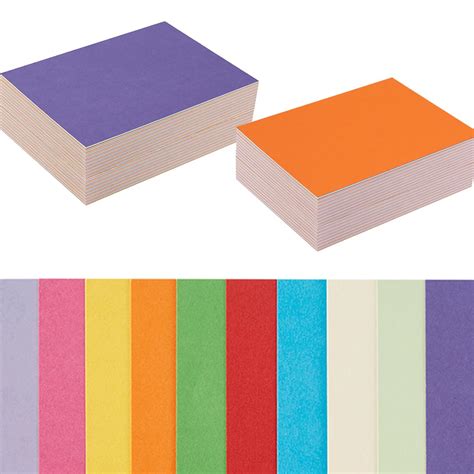 Colored Card Stock Paper Colored Cardstock - 100 Sheets 20 Assorted A4 ...