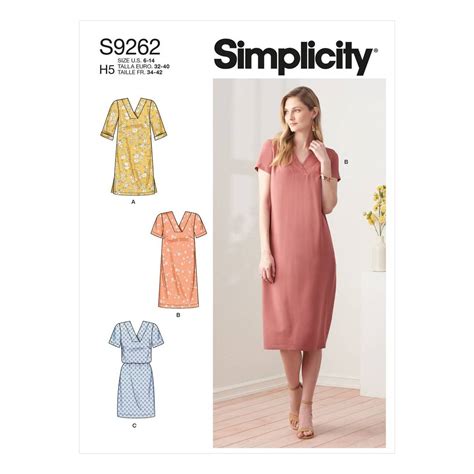 Image result for Simple Shift Dress Pattern