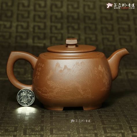 战国虎紫砂壶-茶具收藏-图片