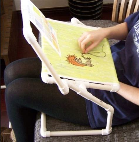 Image result for PVC Lap Stand Tutorial