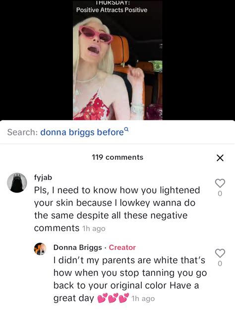 Tiktoker, Donna Briggs goes viral for racial transformation that ...