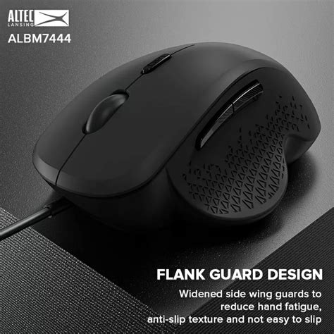 Buy ALTEC Lansing Computer Wired Ergonomic Mouse 6 Button USB Mice with ...