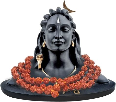 ROLIMOLI BRAND -Adiyogi Dhyana Mudra Figurine with 10 Backflow Cone ...