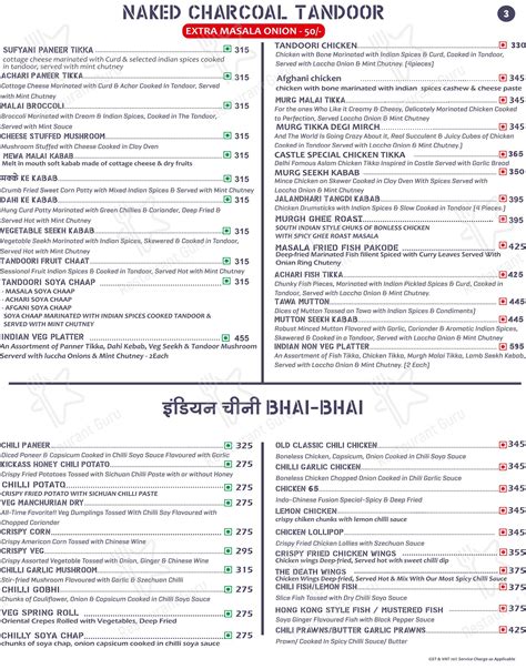 Menu at The Castle Microbrewery & Kitchen, Rewari