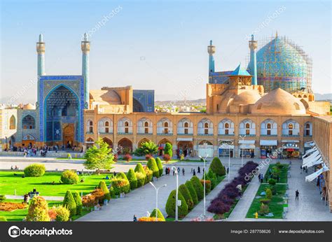 Gorgeous view of the Shah Mosque (Imam Mosque), Isfahan, Iran - Stock ...