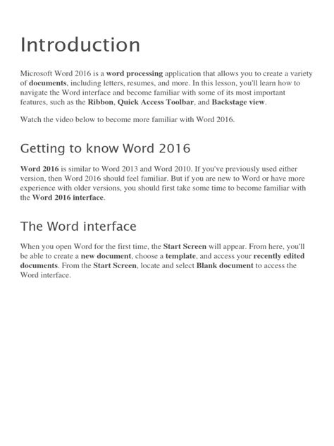Image result for Microsoft Word Tutorial PDF