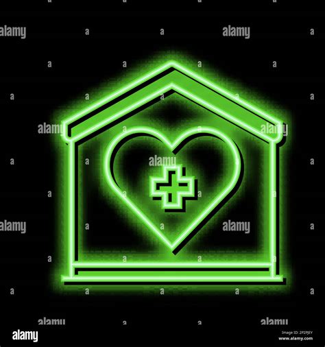 home care service neon glow icon illustration Stock Vector Image & Art - Alamy