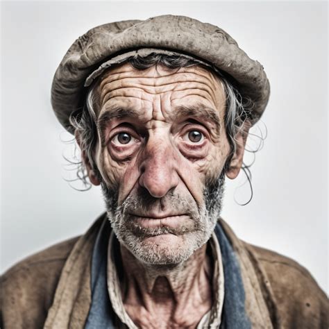 French Poor Man Portrait | Stable Diffusion Online