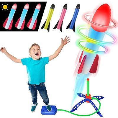 FOSUBOO Jump Air Rocket Launchers - LED Foam Rockets India | Ubuy
