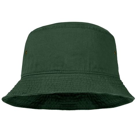 Unisex Cotton Bucket Hat, Foldable, Packable for Travel, Beach, Fishing ...