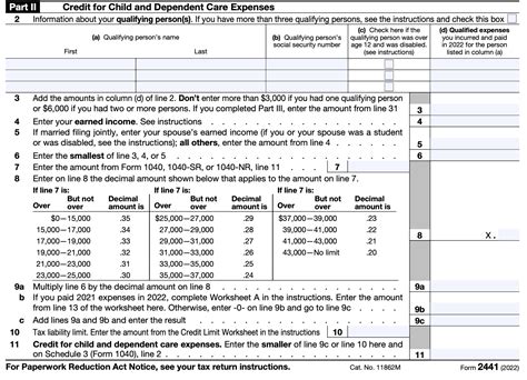 IRS 1040 Schedule 8812 Instructions 2022-2024 - Fill and Sign ...