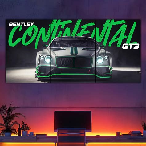 Bentley Continental GT3 Split Poster – Frame Kro