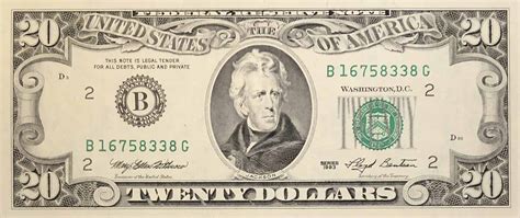 1993 $20 Dollar Bill Value: How Much Is It Worth Today ...