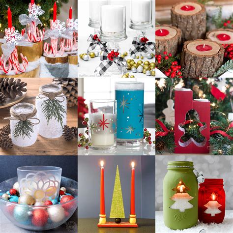 Diy Christmas Candle Holders Christmas Candle Holder DIY
