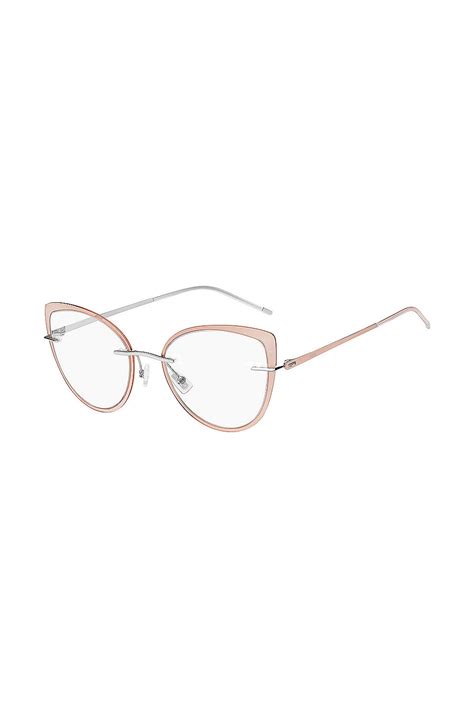 BOSS - Rimless optical frames with coloured contours
